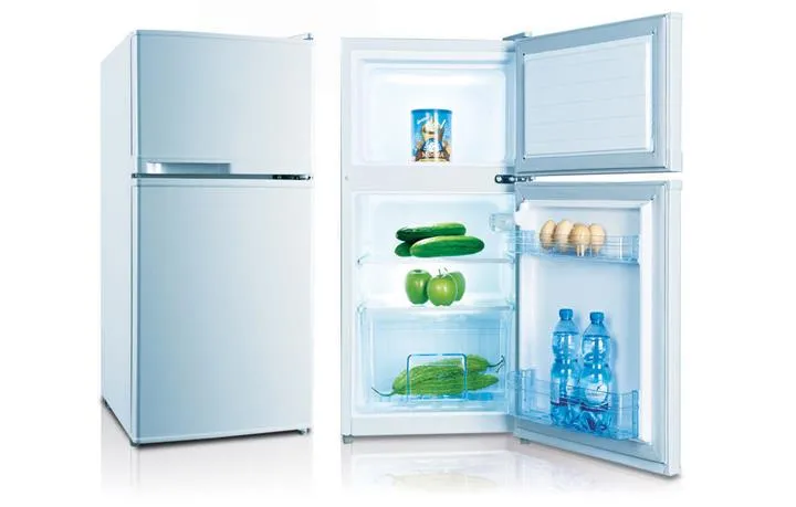 80L Small Size Top Freezer Double Door Refrigerators for Hotel