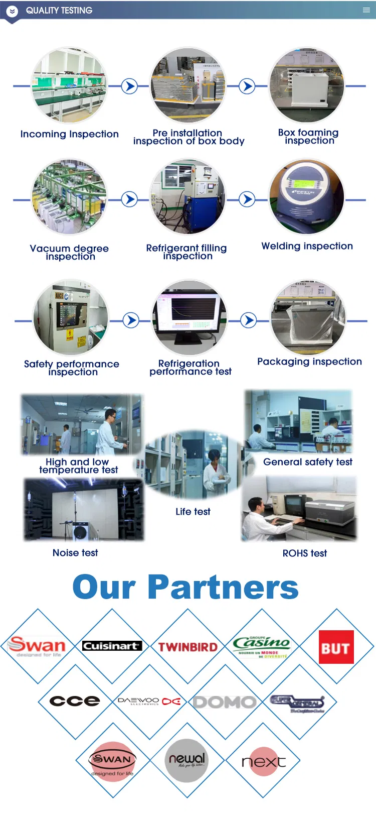 Yunlei-Top Freezer Double Door Defrost Friger Refrigerator Bcd-263