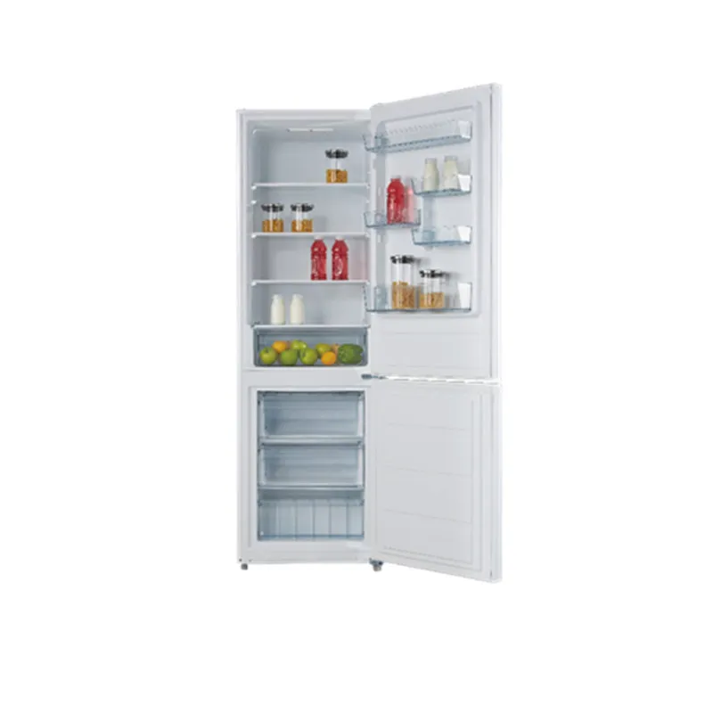 Bottom Freezer Compressor Double Door Vegetable Refrigerator for Home