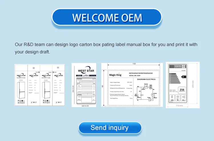 400L Professional Supplier Morden Style Double Door China Refrigerator Price