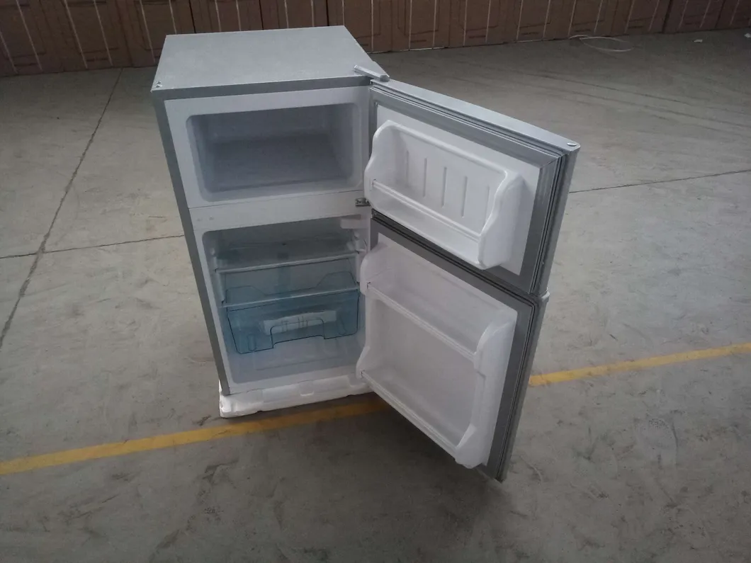 Smeta 3.3 Cuft Home Dorm Top Mounted Freezer Double Door Refrigerator Fridge