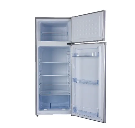Bcd-218liter Solar Fridge Double Doors Top Freezer Solar Refrigerator