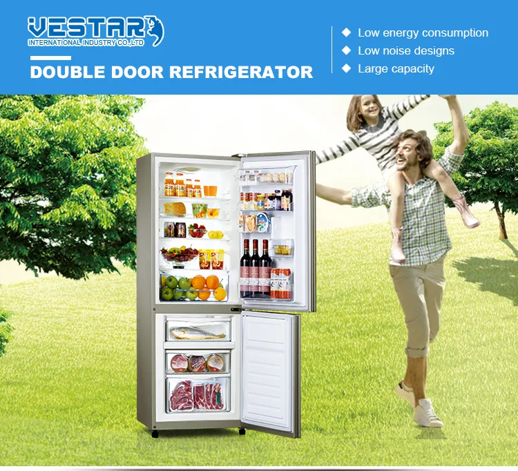 Mute, Support Freezing, Refrigeration Double Door Refrigerator