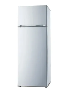 210L Defrost Double Door Top Freezer Refrigerator with Water Dispenser