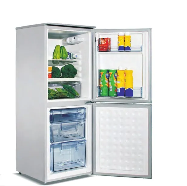 135L Home Appliance Double Door Refrigerator Top Fridge Bottom Freezer Foaming Door Refrigerator Bcd-150