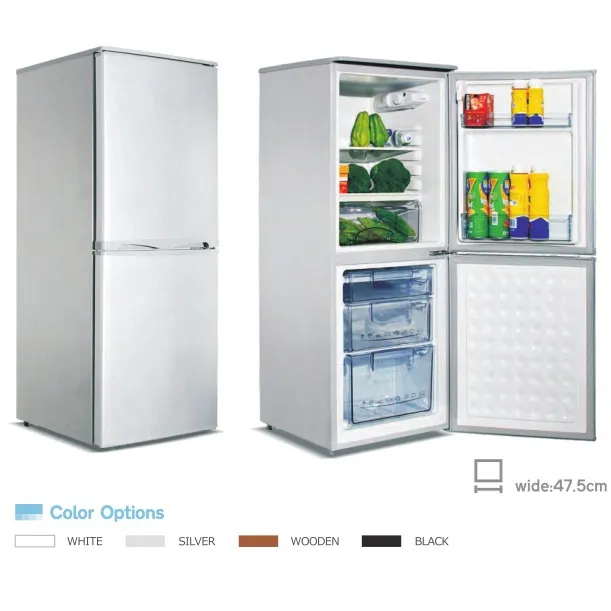 135L Home Appliance Double Door Refrigerator Top Fridge Bottom Freezer Foaming Door Refrigerator Bcd-150