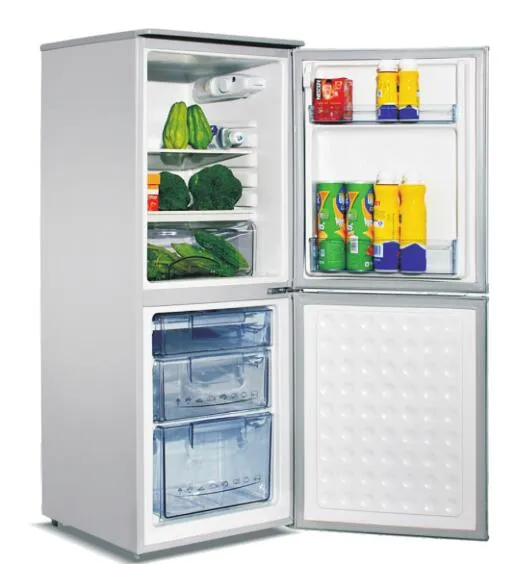 135L Home Appliance Double Door Refrigerator Top Fridge Bottom Freezer Foaming Door Refrigerator Bcd-150