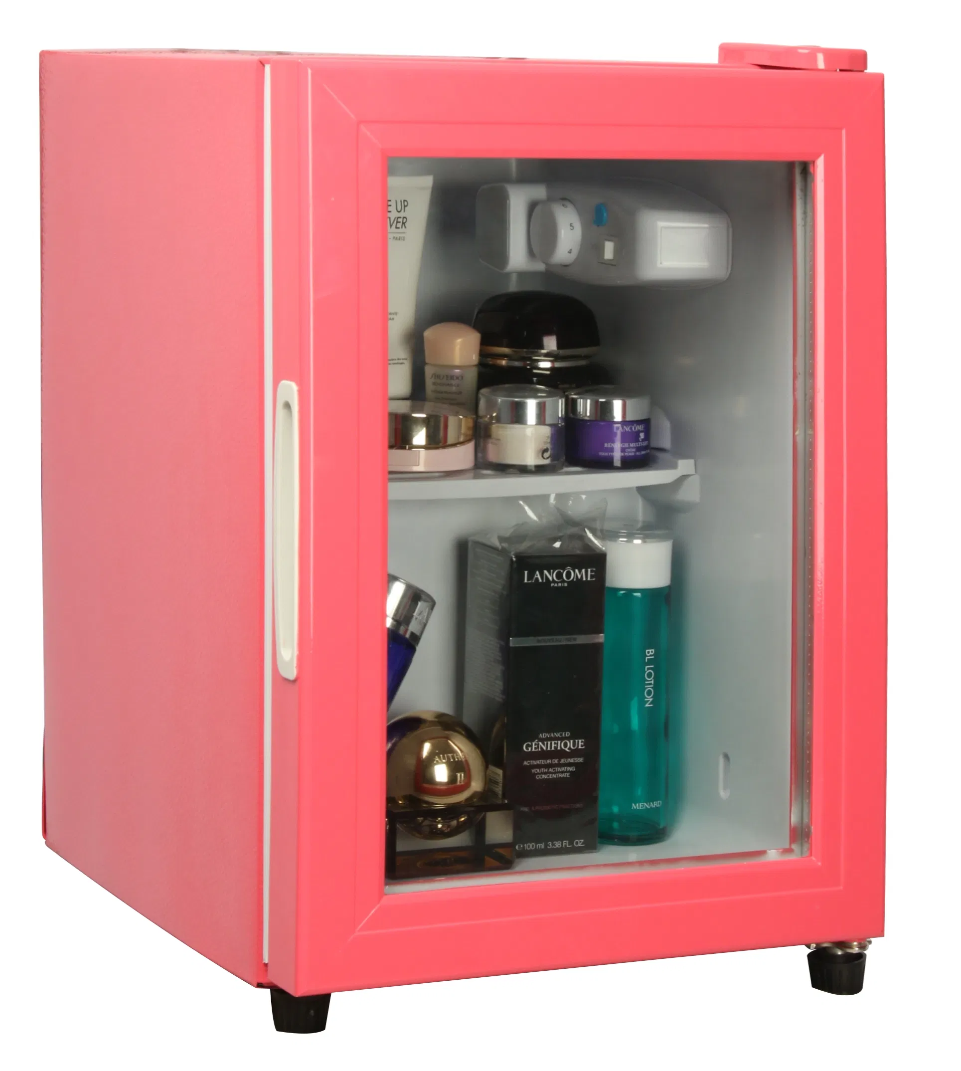 36L Single Glass Door Refrigerators Drink Cool Fridge Portable Mini Fridge
