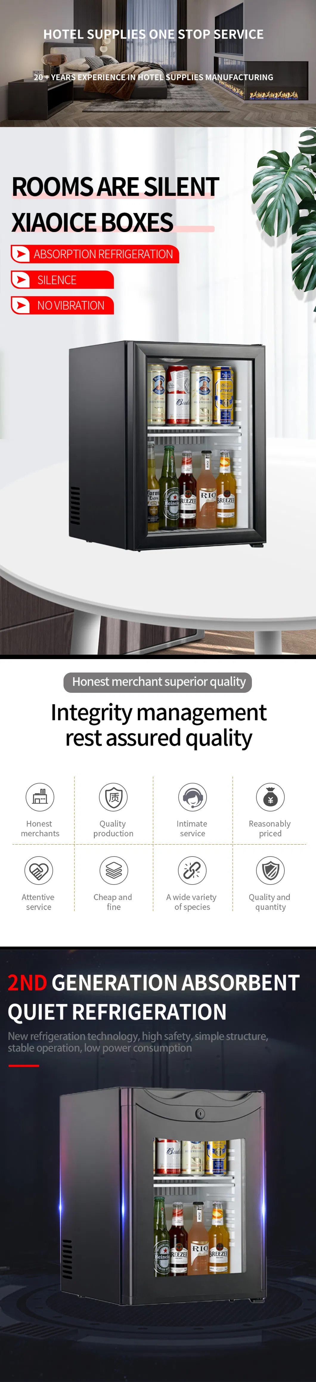 Sachikoo 30 Liter Single Door Mini Bar Fridge Popular Hot Selling Hotel Use Portable Compact Refrigerator Glass Door Us Cooling