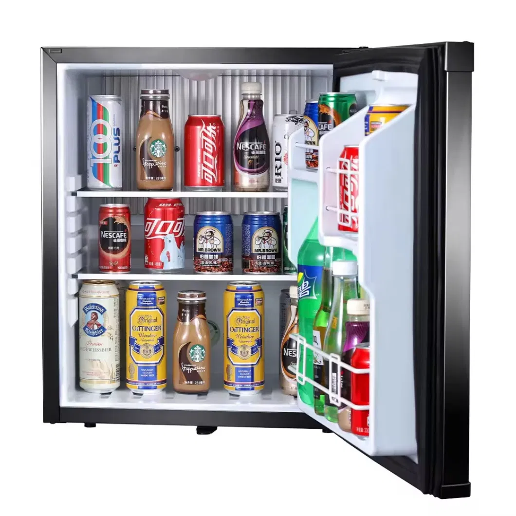 Home Appliance Glass Door Mini Portable Fridge No Noise Absorption New Condition