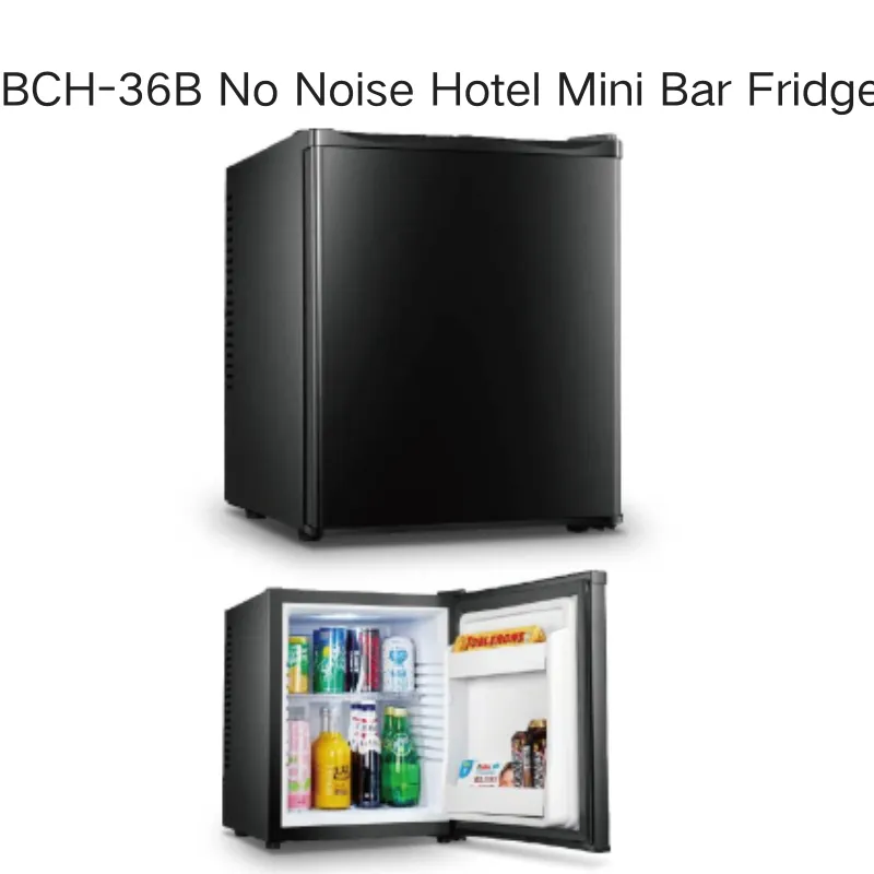 High - Performance Bch - 30b Silent Hotel Mini Fridge, 24L Capacity Mini Fridge, 58W Power with Heat - Pipe Tech for Hotel and Office