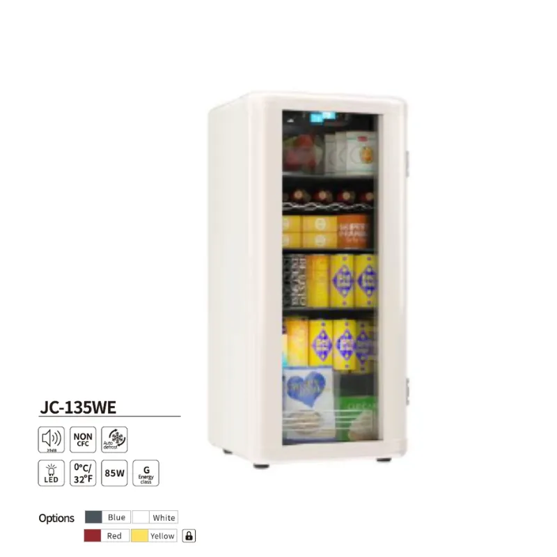 High - Performance Bch - 30b Silent Hotel Mini Fridge, 24L Capacity Mini Fridge, 58W Power with Heat - Pipe Tech for Hotel and Office