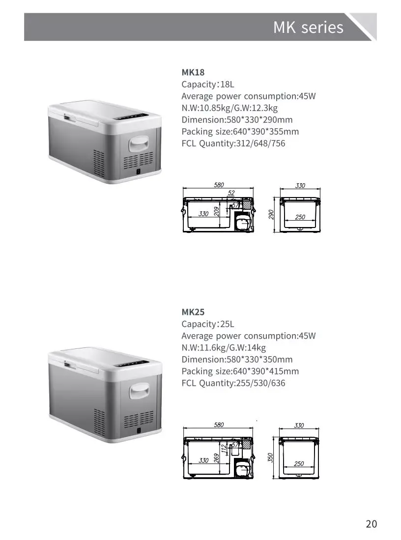 55L Compressor Single Door Car Chest Freezer Household Refrigerator Picnic Outdoor Fridge