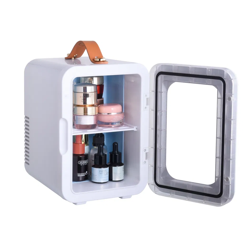 5L Portable Car Camping Household Drinks Transparent Door Cooler Mini Fridge
