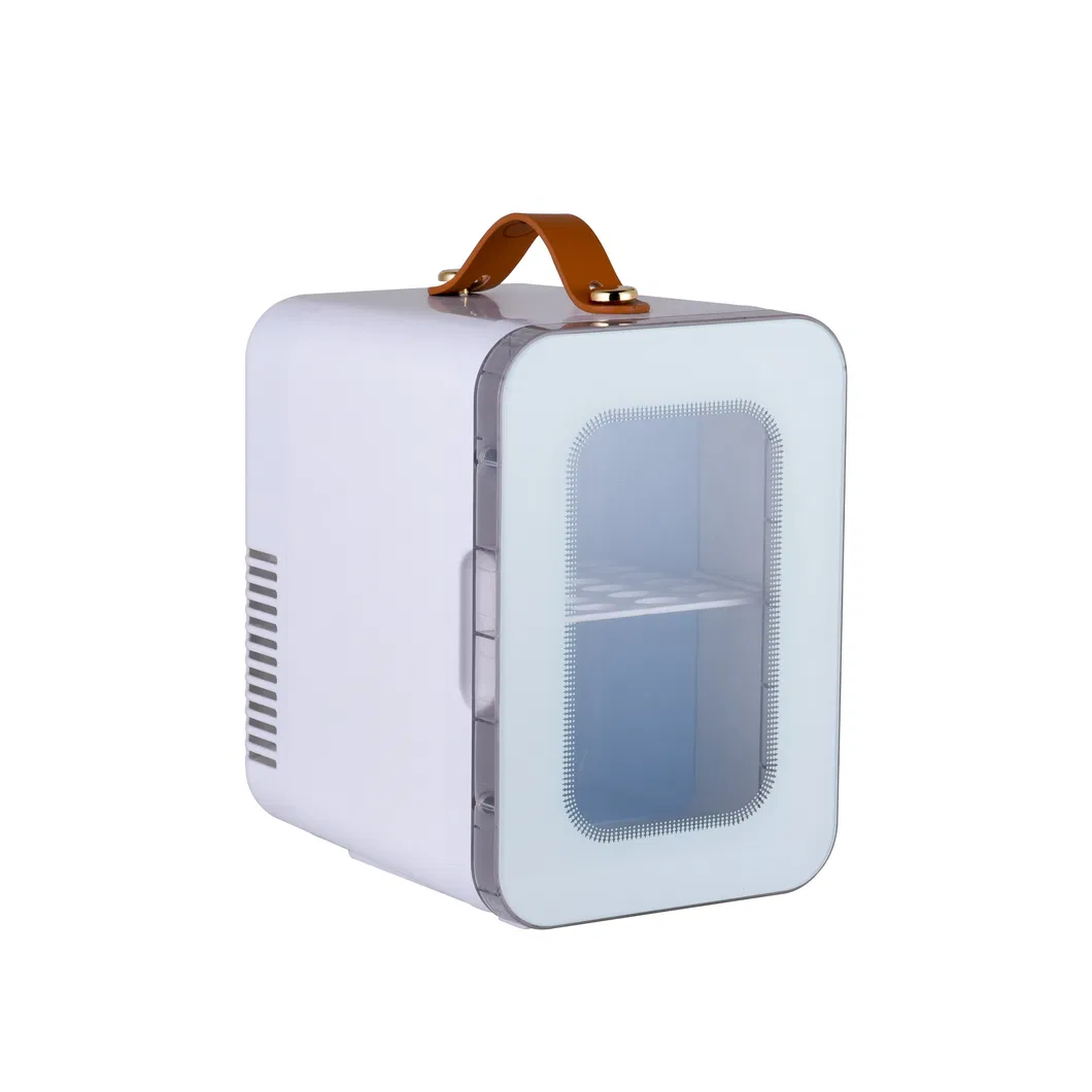 5L Portable Car Camping Household Drinks Transparent Door Cooler Mini Fridge