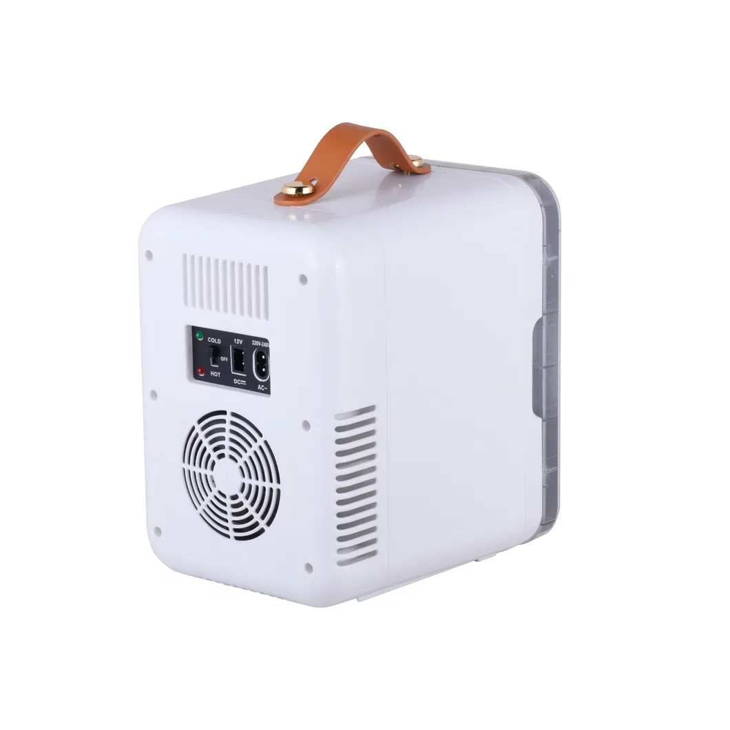 5L Portable Car Camping Household Drinks Transparent Door Cooler Mini Fridge