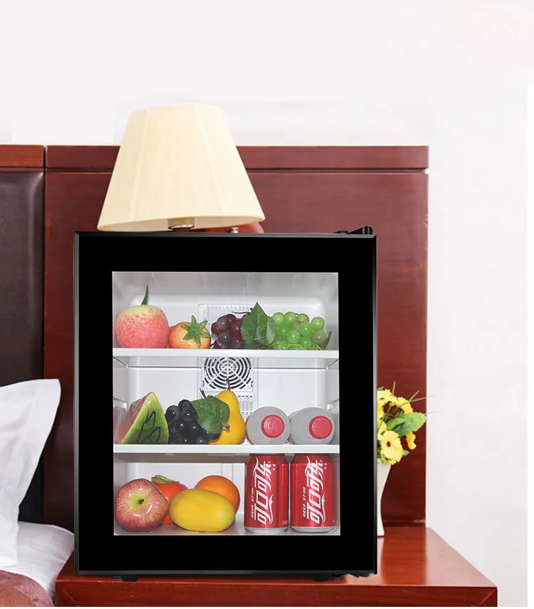 Swallow Hotel Use Small Mini Bar Fridge, View Glass Door Mini Bar Fridge
