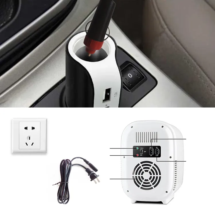 Mini Fridge 12V Portable Cooler &amp; Warmer Gbf-8L2