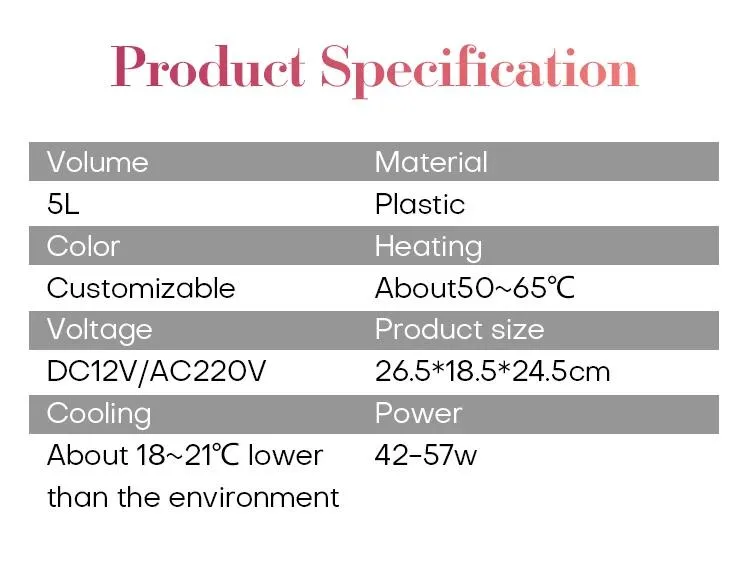 Modern White 5L Household Cosmetic Mini Fridge with Transparent Door