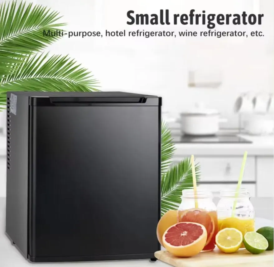 90L Retro Refrigerator Portable Mini Compact Small Fridge