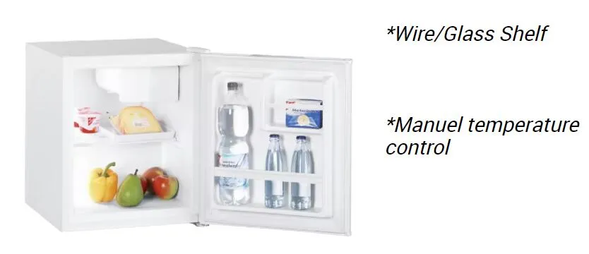 90L Retro Refrigerator Portable Mini Compact Small Fridge