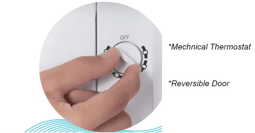 90L Retro Refrigerator Portable Mini Compact Small Fridge