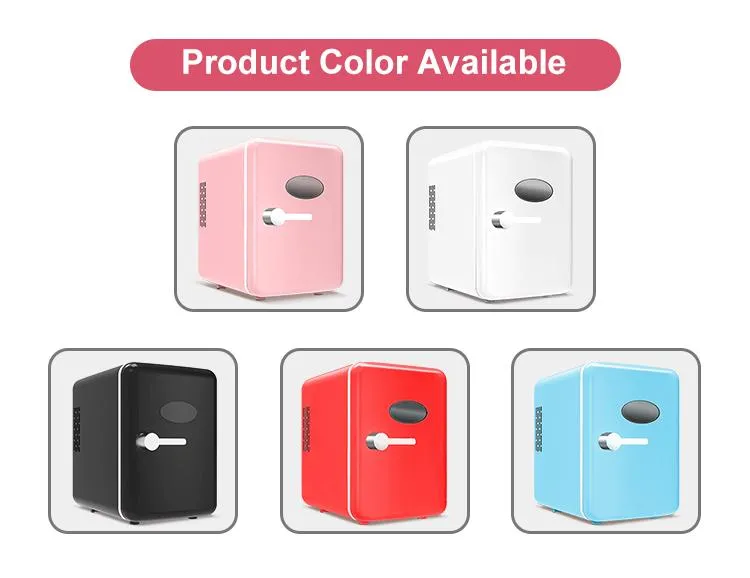 Factory Price Beauty Facial Mask Mini 9L Portable Cosmetic Fridge with LED