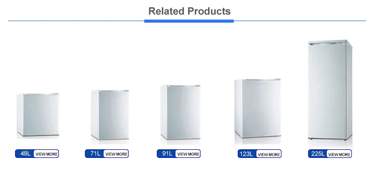 91L SAA Saso Approved Defrost Single Door with Freezer Refrigerator Portable Mini Fridge