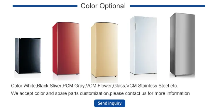 91L SAA Saso Approved Defrost Single Door with Freezer Refrigerator Portable Mini Fridge