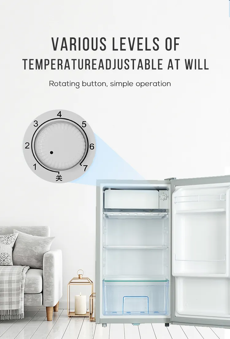 123L Low Noise Stainless Steel Home Appliance Dometic Mini Fridge