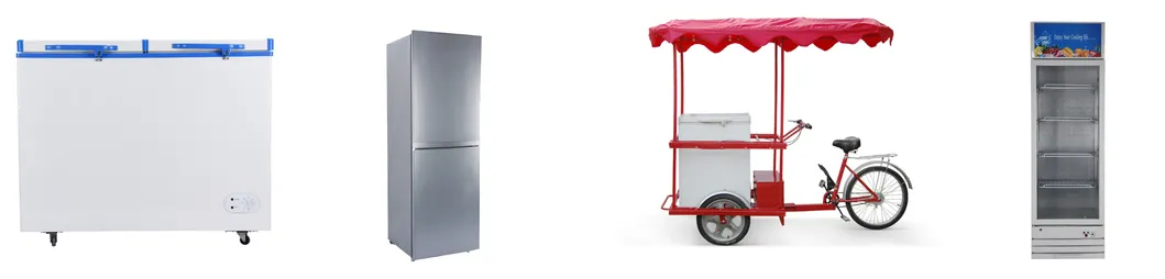 12V Solar Refrigerator Mini Fridge 108L with DC Compressor