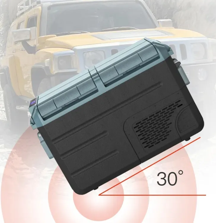 Waycool Dual Zones Single Control Digital Fridge Mini Car Fridge for Vegetables/Fruit/Camping/Outdoor/SUV/Travel