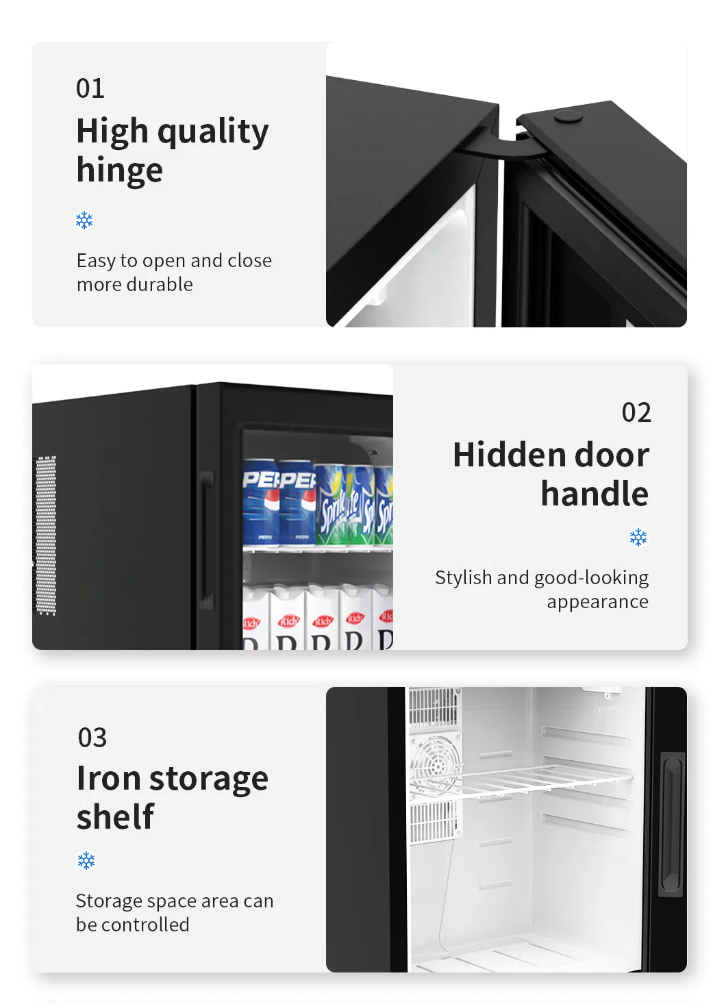 Wholesale 30L Portable Office Minibar Mini Wine Fridge for Hotel