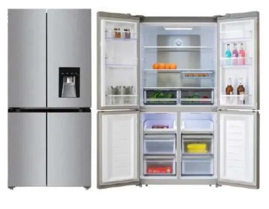 Bcd-585wd Multi-Door Fridge Inverter Compressor Frost Free Cross Door Four Door Refrigerator Easy Cleaning