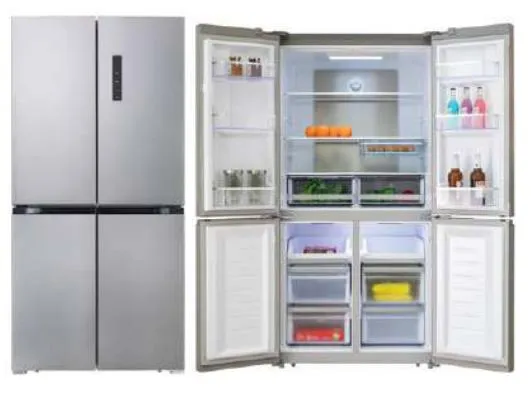 Bcd-585W Multi-Door Fridge Inverter Compressor Frost Free Cross Door Four Door Refrigerator Easy Cleaning