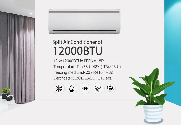 China Air Conditioner 12000BTU 24000BTU Mini Split Gree Midea TCL Haier Airconditioners