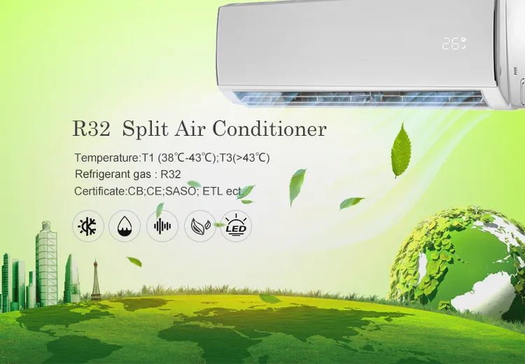 Europe 9000BTU 12000BTU 18000BTU 24000BTU 30000BTU Inverter Smart Split Air Conditioner