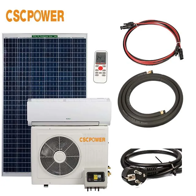 Cscpower Summer Essential 9000~24000BTU Solar Air Conditioner System Home off-Grid Air Conditioner