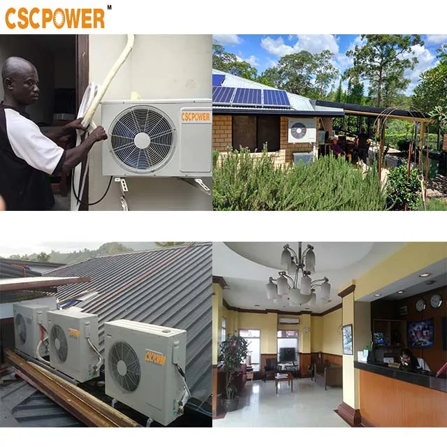 Cscpower Summer Essential 9000~24000BTU Solar Air Conditioner System Home off-Grid Air Conditioner