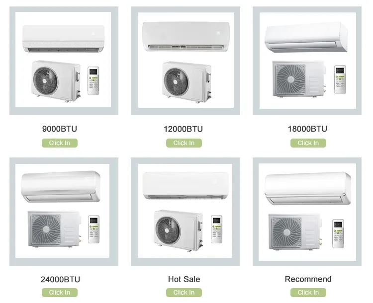 LED Display Soao CB Approval Split Air Conditioner AC Units for Home