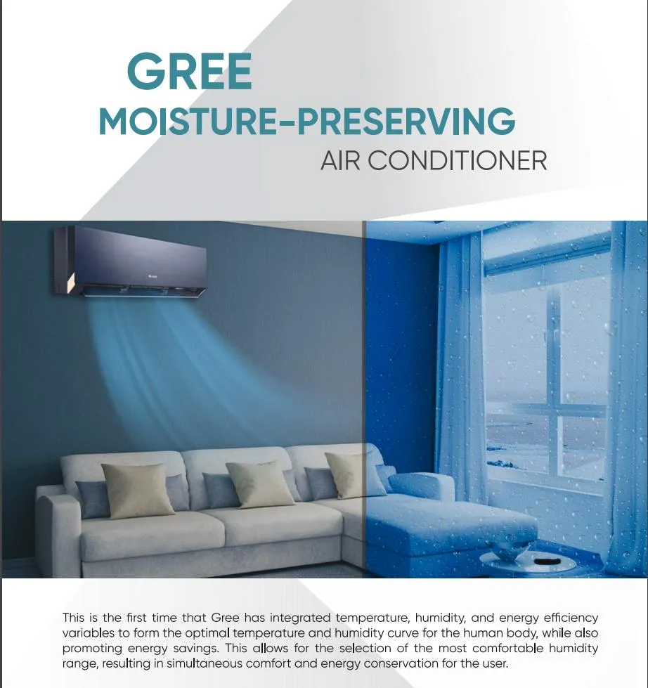 Energy-Efficient Gree Clivia Air Conditioner Powerful Cooling Air Cooler with WiFi Function