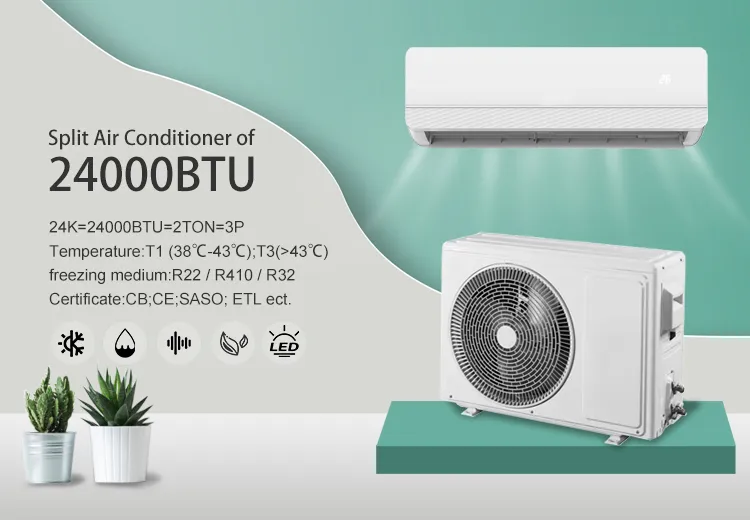 T3r22 Heat and Coo24000bty 220V 50Hz Air Conditioner AC
