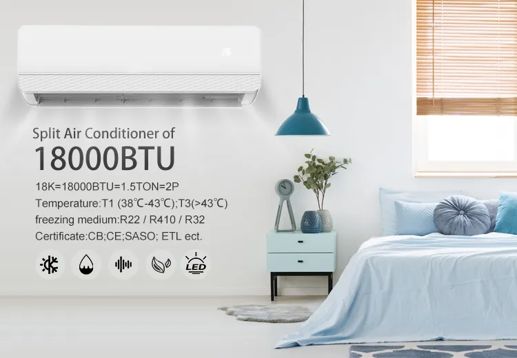 Professional Factory Inverter 1.5ton 18000BTU OEM Service Split Air Conditioner