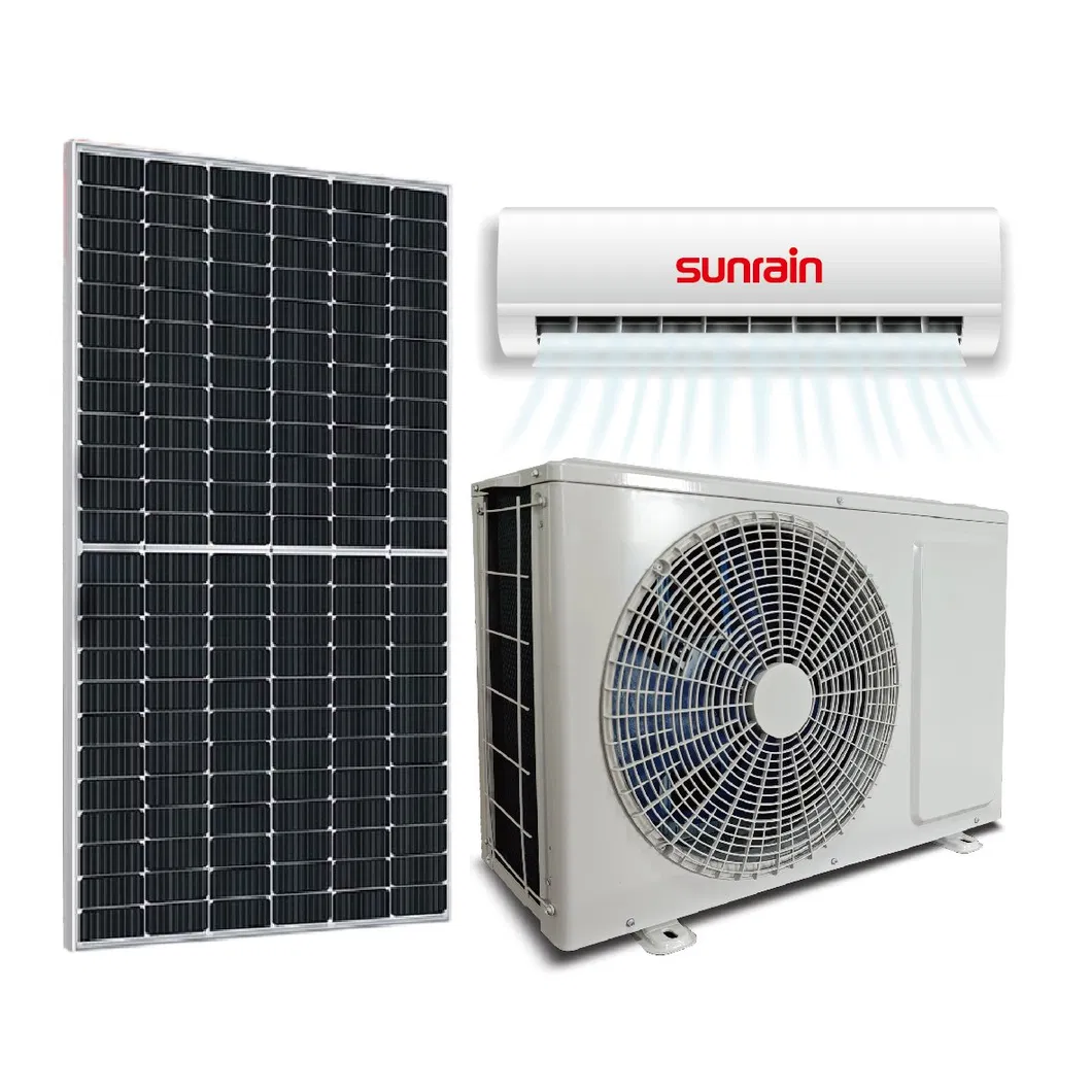 Sunrain 1p 1.5p 2p 3p Hybrid Solar Air Conditioner AC DC Powered AC