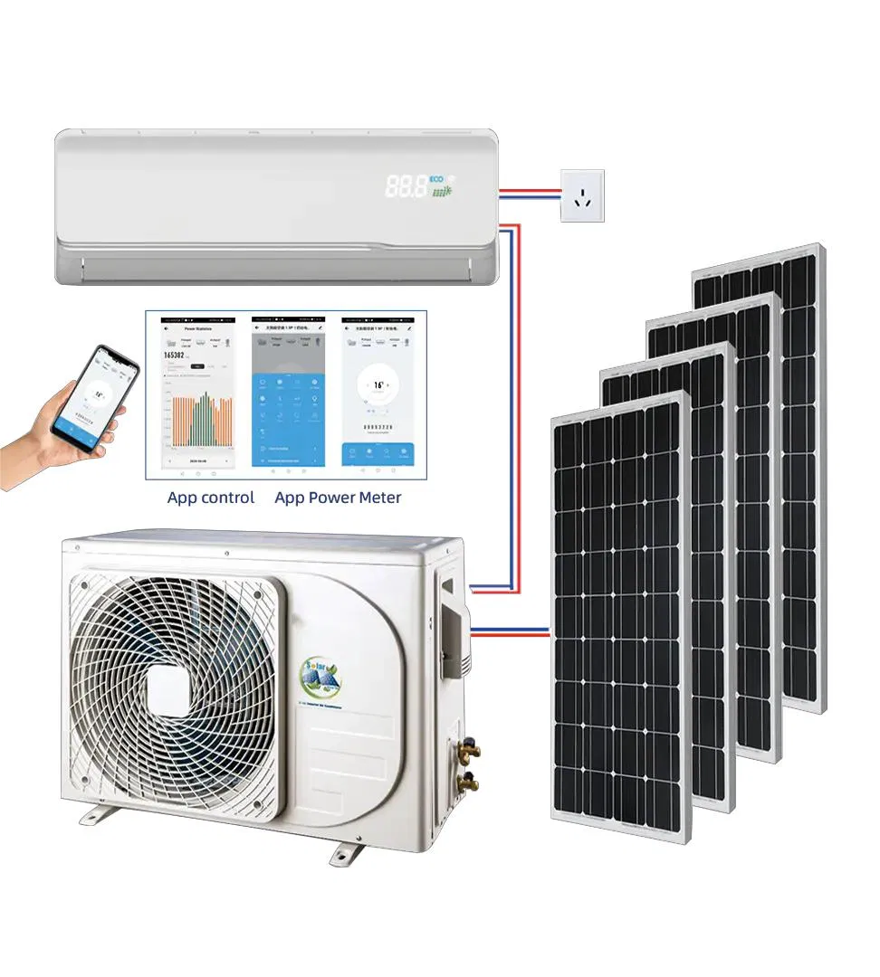 12000BTU AC/DC Hybrid Solar Air Conditioner Work with PV Solar Panel 9000BTU/18000BTU/36000BTU Available