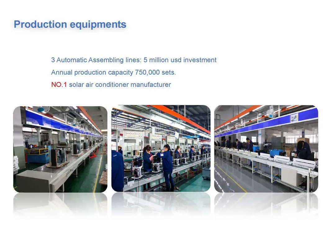 12000BTU AC/DC Hybrid Solar Air Conditioner Work with PV Solar Panel 9000BTU/18000BTU/36000BTU Available