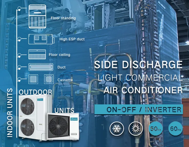 R410A Standing Inverter Refrigeration Condensing Unit 36000 BTU Room AC 3 Ton Light Commercial Kilma Price Ceiling Floor Cassette Type Air Conditioner