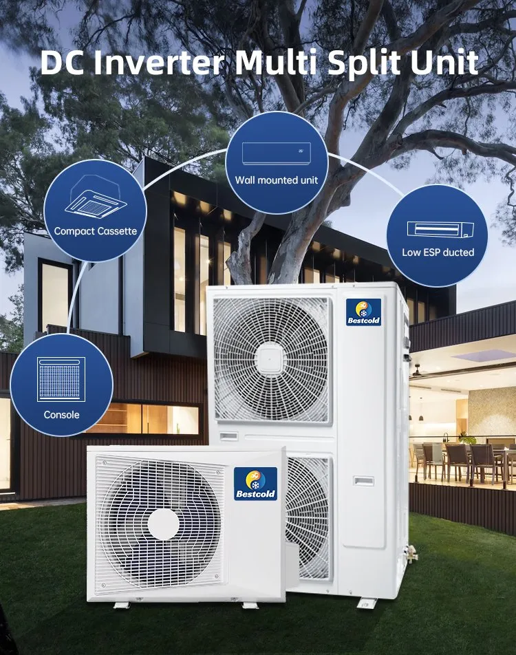 DC Inverter Vrf Air Conditioners Multi Split Central Air Conditioning System Cassette Duct Floor Ceiling Indoor AC Unit