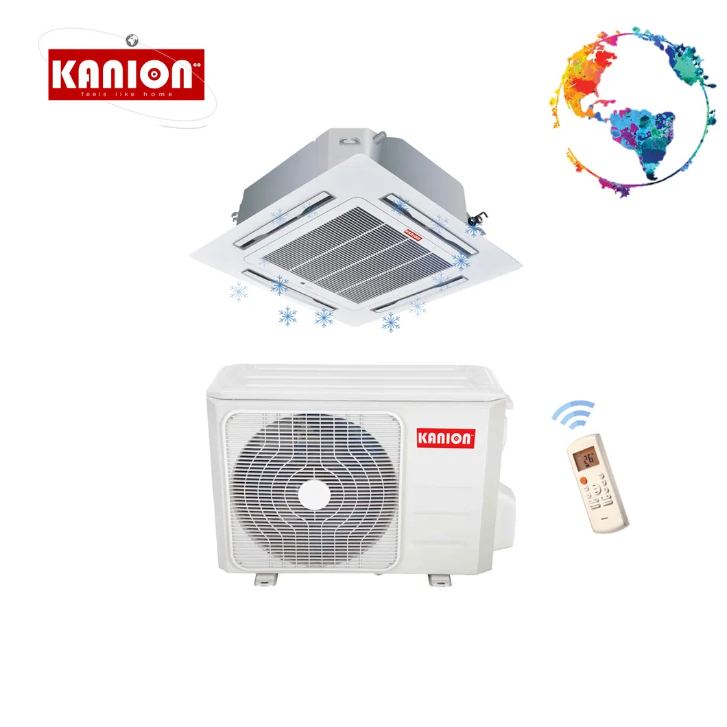 Klima Air Conditioning 18000BTU 36000BTU Climatiseur Ceiling Cassette Central Air Conditioner Split Price Heat Pump Inverter AC