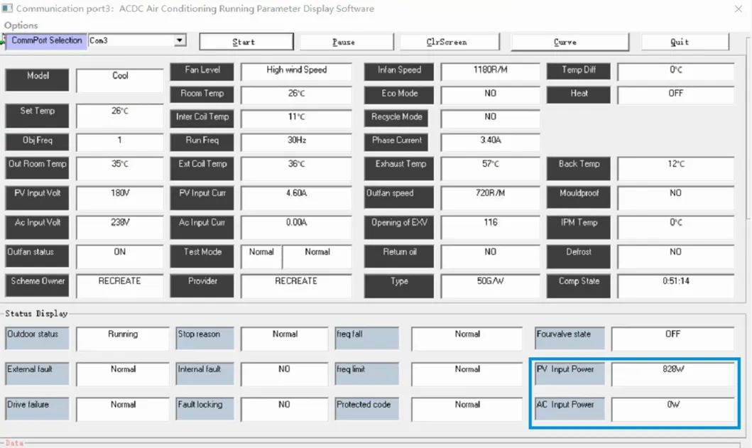 Cassette Solar Panel Air Conditioner 24000BTU Ceiling with R32